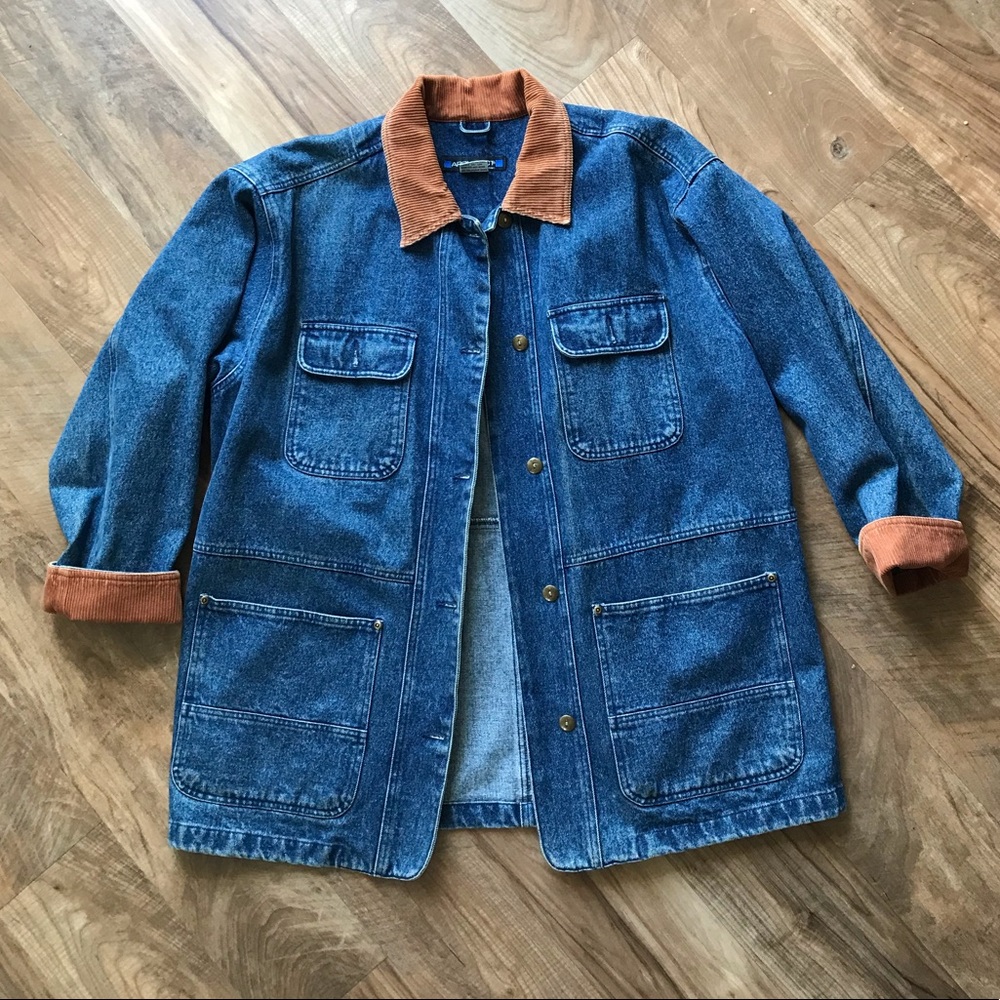 Vintage Architect Denim Jean Jacket - Picture 1 of 4
